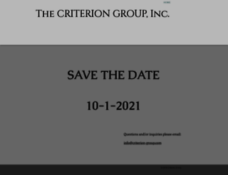 criterion-group.com screenshot