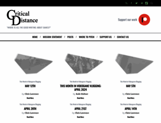 critical-distance.com screenshot