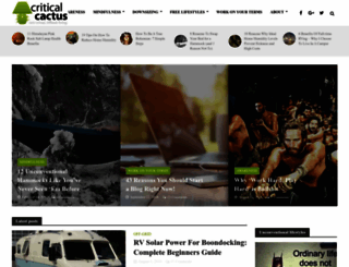 criticalcactus.com screenshot