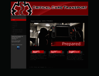 criticalcaretransport.net screenshot