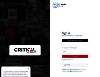 criticalcontent.cimediacloud.com screenshot