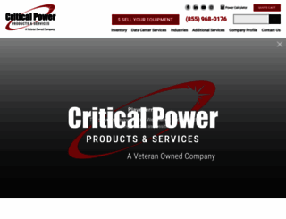 criticalpower.com screenshot