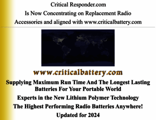 criticalresponder.com screenshot