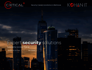 criticalsecurity.com screenshot