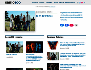 critictoo.com screenshot