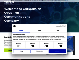critiqom.com screenshot
