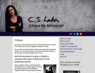 critiquemymanuscript.com screenshot
