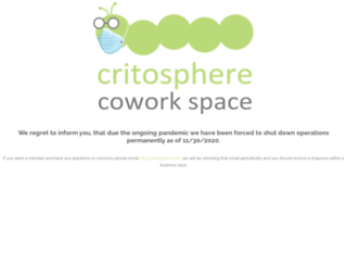 critosphere.com screenshot