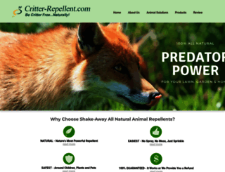 critter-repellent.com screenshot