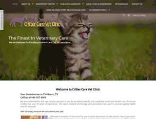 crittercarechildress.com screenshot