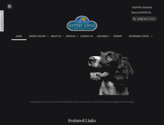critterclinicboise.com screenshot