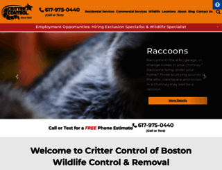 crittercontrolofboston.com screenshot