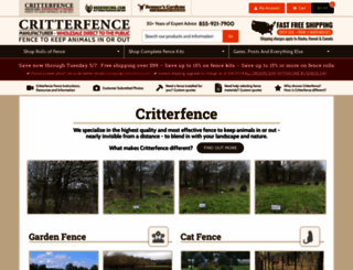 critterfence.com screenshot
