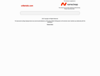 critteristic.com screenshot