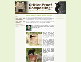 critterproofcomposting.com screenshot