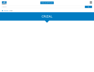 crizal.in screenshot