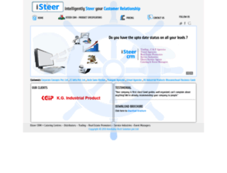 crm.getisteer.com screenshot