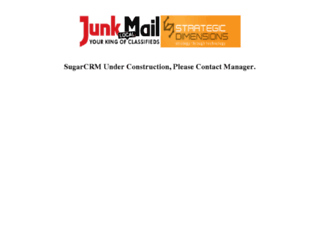 crm.junkmail.co.za screenshot
