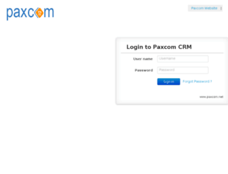 crm.paxcom.net screenshot