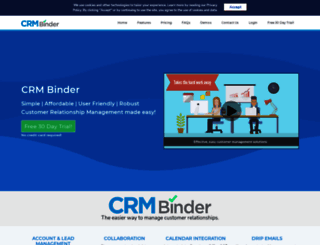 crmbinder.com screenshot