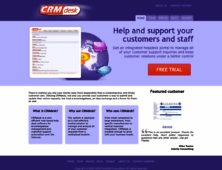crmdesk.com screenshot