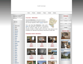 crnagoranekretnine.com screenshot
