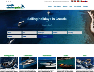 croatia-charteryacht.com screenshot