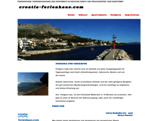 croatia-ferienhaus.com screenshot