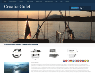 croatia-gulet.com screenshot
