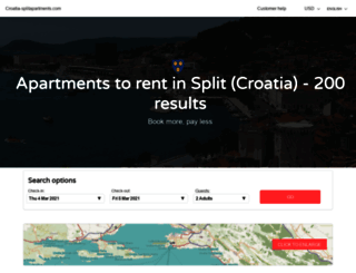 croatia-splitapartments.com screenshot