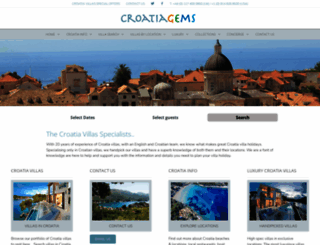 croatiagems.com screenshot
