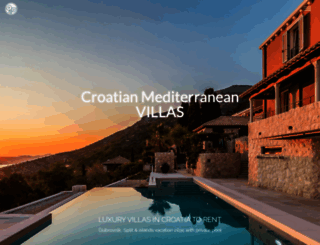 croatianmediterraneanvillas.com screenshot
