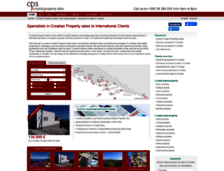 croatiapropertysales.com screenshot