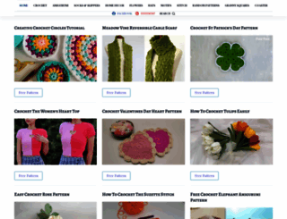 crochetedworld.com screenshot