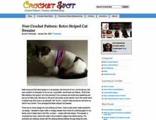 crochetspot.com screenshot