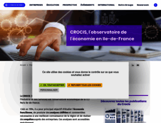 crocis.cci-paris-idf.fr screenshot