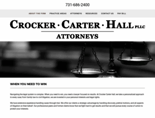crockercarterhall.com screenshot