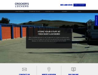 crockerslockersministorage.com screenshot