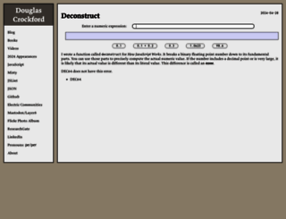 crockford.com screenshot
