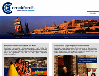 crockfords-sprachreisen.de screenshot