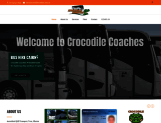 crocodilecoaches.com.au screenshot