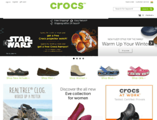 crocsindia.com screenshot