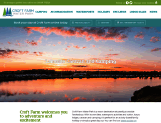 croftfarmwaterpark.com screenshot
