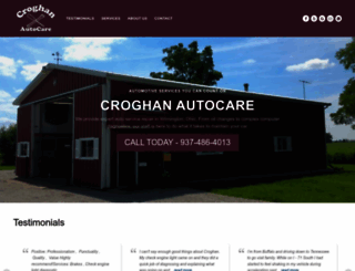 croghanautocare.com screenshot