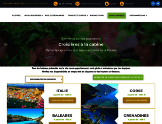 croisiere-cabine.com screenshot