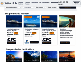 croisiere-club.com screenshot