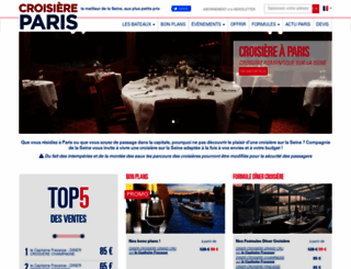 croisiere-paris.com screenshot