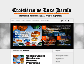 croisieres-de-luxe.fr screenshot