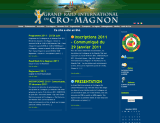 cromagnon-extremerace.com screenshot