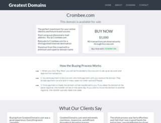 crombee.com screenshot